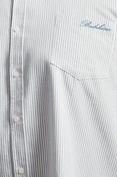 BadRhino Big & Tall Blue Stripe Long Sleeve Oxford Shirt | BadRhino 8
