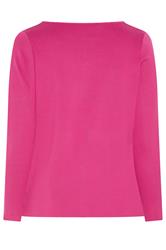 LIMITED COLLECTION Plus Size Cobalt Pink Compacted Knit Cardigan | Yours Clothing 7