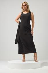 YOURS LONDON Plus Size Black Maxi Dress | Yours Clothing 1