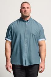 BadRhino Big & Tall Light Blue Slub Shirt | BadRhino 1