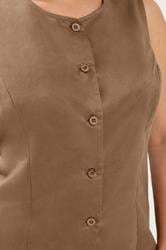 YOURS Plus Size Chocolate Brown Suedette Waistcoat | Yours Clothing 4