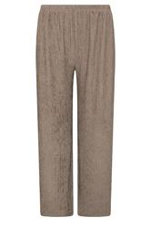 M&Co Petite Mocha Brown Crinkle Wide Leg Trousers | M&Co 6