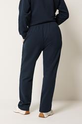 M&Co Navy Blue Straight Leg Joggers | M&Co 4