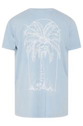 BadRhino Big & Tall Light Blue Acid Wash Graphic T-Shirt | BadRhino 7