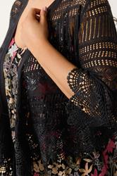 YOURS Plus Size Black Waterfall Cardigan | Yours Clothing 4