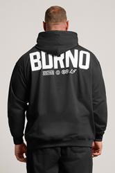 BDRNO Premium Big & Tall Black Logo Hoodie | BadRhino 2