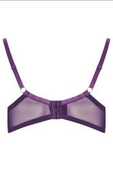 M&Co 2 PACK Purple & Black Floral Lace Trim Bra | M&Co 15