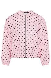 LIMITED COLLECTION Plus Size Pink Polka Dot Bomber Jacket | Yours Clothing 5