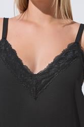 LIMITED COLLECTION Plus Size Black Lace Vest Top | Yours Clothing 4