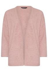 YOURS Curve Pink Soft Touch Knitted Cardigan