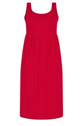 YOURS Plus Size Red Textured Smock Dress | Yours Clothing 5