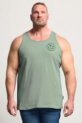 BadRhino Big & Tall Green Graphic Vest Top 1
