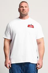 BadRhino Big & Tall White Beer Graphic T-Shirt | BadRhino 3