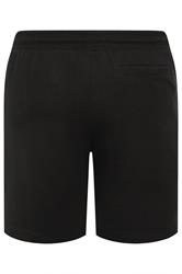 KAM Big & Tall Black Jacquard Textured Shorts | BadRhino 4