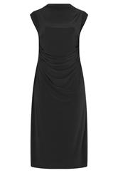YOURS LONDON Curve Black Drape Maxi Dress