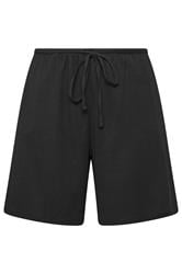 YOURSET Curve 2 PACK Black & Brown Crinkle Shorts | Yours Clothing 11