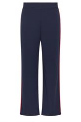 M&Co Petite Navy Blue Side Stripe Trousers | M&Co 5