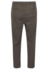 BadRhino Big & Tall Brown Textured Trousers | BadRhino 7