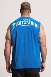 IronRhino Big & Tall Cobalt Blue Old English Vest | BadRhino 2