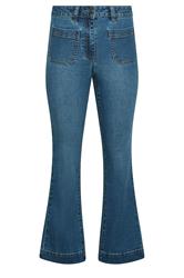 M&Co Blue Front Pocket Flare Jeans | M&Co 6