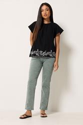 M&Co Grey Wash Straight Leg Jeans | M&Co 3