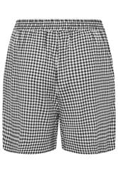 YOURS Plus Size Black Gingham Shorts | Yours Clothing 2