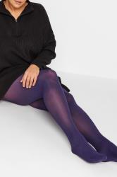 50 denier purple Oroblu tights violet 24 - KO:KO