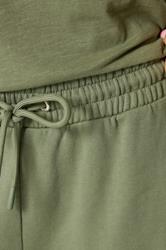 M&Co Petite Khaki Green Wide Leg Joggers | M&Co 4