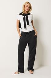 M&Co Black Straight Leg Joggers | M&Co 2