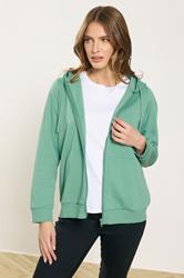 M&Co Green Essential Zip Hoodie | M&Co 3