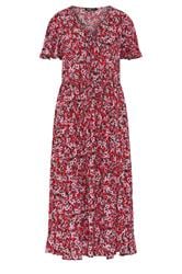 YOURS Curve Pink Ditsy Floral Maxi Dress
