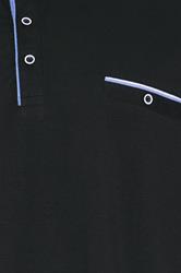 BadRhino Big & Tall Black Chambray Pocket Polo Shirt | BadRhino 8