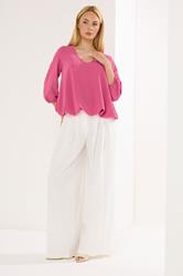 STAR Pink Bubble Hem Top | StarByJM 1