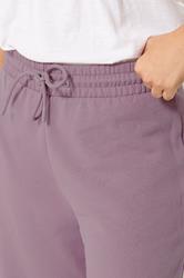 M&Co Petite Light Purple Wide Leg Joggers | M&Co 4