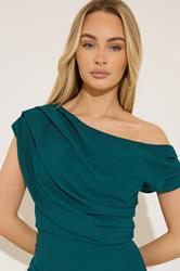 STAR Green Draped Midi Dress | StarByJM 4