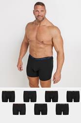 JACK & JONES Big & Tall Black 7 Pack Basic Boxers | M&Co 3