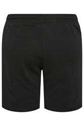 JACK & JONES Big & Tall Black Logo Jogger Sweat Shorts | BadRhino 4
