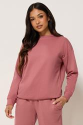 PixieGirl Petite Women's Dark Pink Sweatshirt | PixieGirl  3