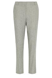 M&Co Grey Stripe Tailored Linen Trousers | M&Co 5
