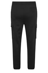 BadRhino Big & Tall Black Essential Cargo Joggers | BadRhino 2