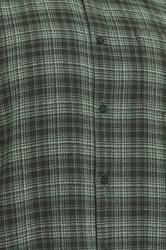BadRhino Big & Tall Green Check Print Short Sleeve Shirt | BadRhino 7