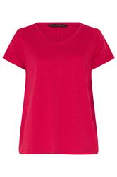 EVANS rood premium katoenen T-shirt