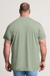 BadRhino Big & Tall Light Green Extra Long Core T-Shirt | BadRhino 2