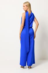 STAR Cobalt Blue Tie Neck Jumpsuit | StarByJM 4