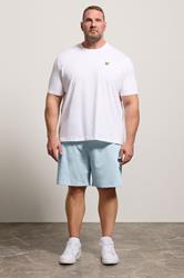 LYLE & SCOTT Big & Tall Opal Blue Jogger Shorts | BadRhino 1