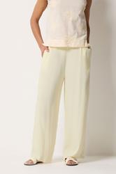 M&Co Ivory White Wide Leg Trousers | M&Co 3