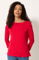 M&Co Red Cotton Top | M&Co 3