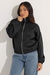 PixieGirl Petite Women's Black Funnel Neck Jacket | PixieGirl 3