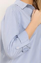 M&Co Blue & White Stripe Shirt | M&Co 5