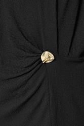 YOURS Plus Size Black Grown On Sleeve Top | Yours Clothing 4